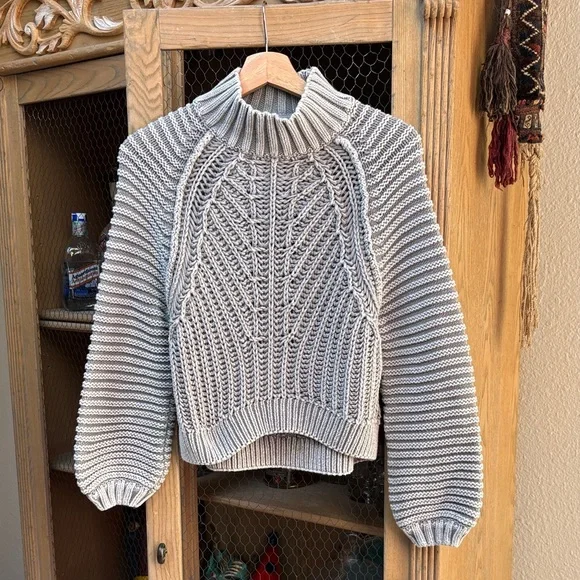 Free People Sweetheart Mock Neck Sweater - Picture 2 of 10